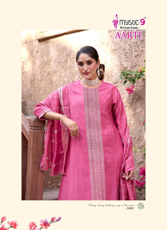 AARTI VOL 1 BY MYSTIC 9 VERTICAN READYMADE ELEGANCE STYLE SUIT FOR LADIES