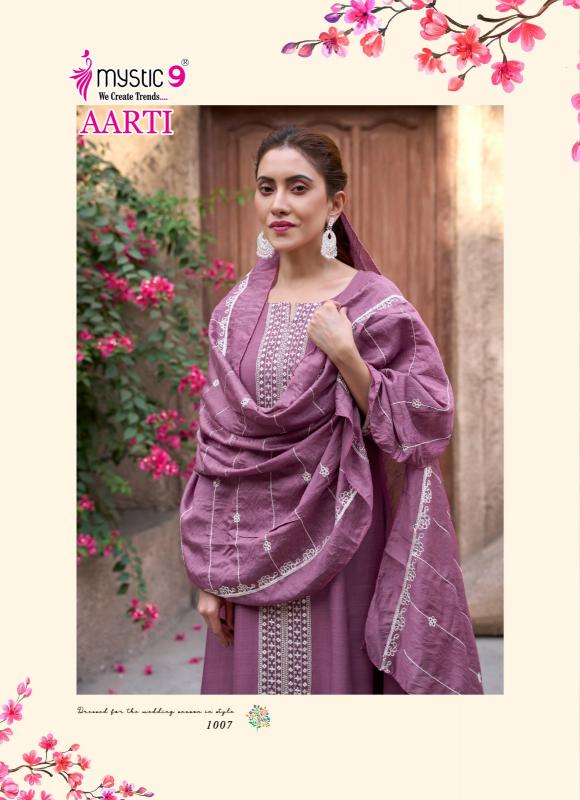 AARTI VOL 1 BY MYSTIC 9 VERTICAN READYMADE ELEGANCE STYLE SUIT FOR LADIES