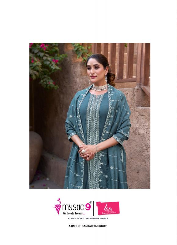 AARTI VOL 1 BY MYSTIC 9 VERTICAN READYMADE ELEGANCE STYLE SUIT FOR LADIES