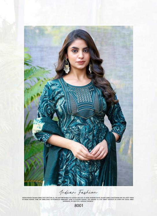 MYSTIC9 SHANAYA VOL 8 RAYON PRINT FULLY STITCH SHOP TRENDY 3PCS DRESS