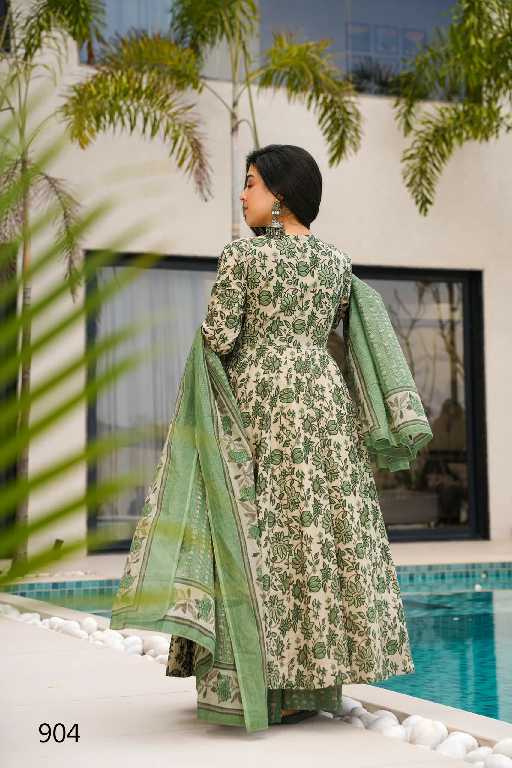 Lucaya Clora Vol-9 Wholesale Anarkali Top With Pant And Dupatta
