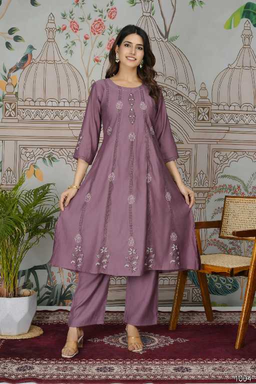 Tanisha Rashmika Vol-2 Wholesale Viscose Roman Silk Anarkali Kurti