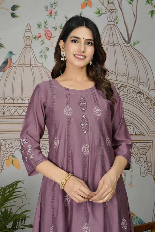 Tanisha Rashmika Vol-2 Wholesale Viscose Roman Silk Anarkali Kurti