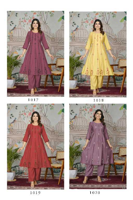 Tanisha Rashmika Vol-2 Wholesale Viscose Roman Silk Anarkali Kurti