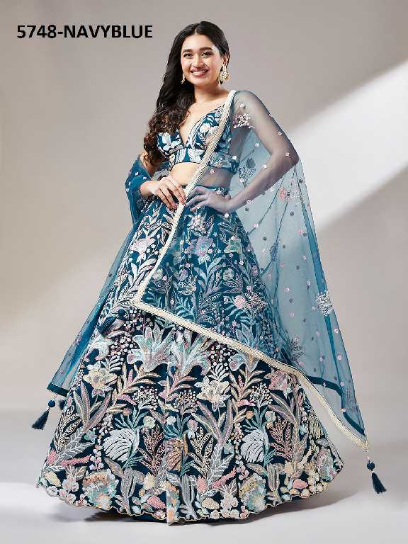 PF 5748 Series Wholesale Designer Lehengas Choli Collection