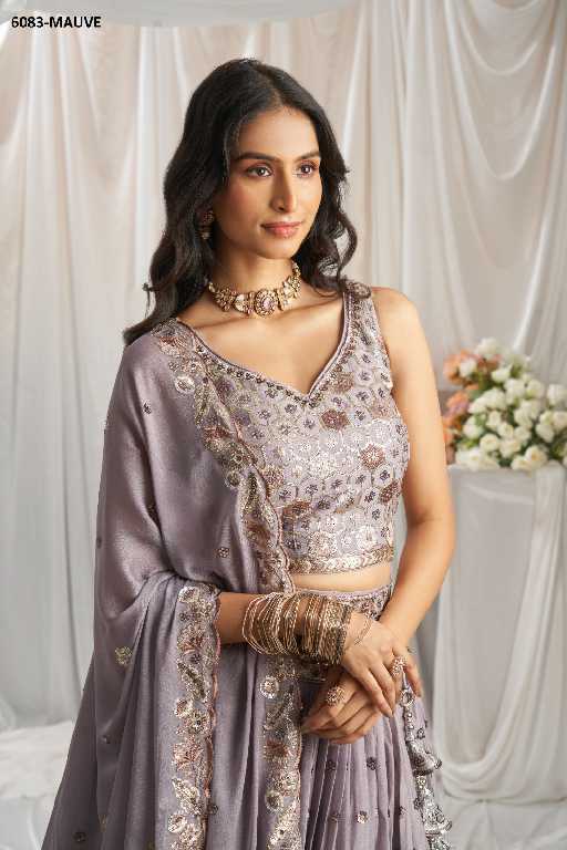 PF 6083 Series Wholesale Poly Georgette Designer Lehengas Choli