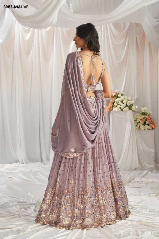 PF 6083 Series Wholesale Poly Georgette Designer Lehengas Choli