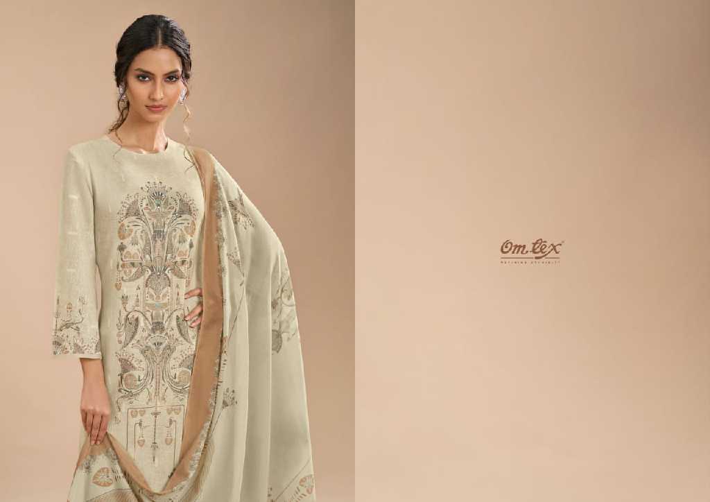 Omtex Shireen Wholesale Linen With Embroidery Work And Handwork Suits