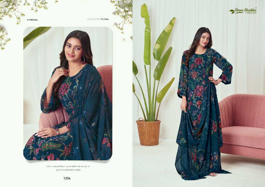 Shree Shalika Shalika Vol-112 Wholesale Georgette Multi Work Straight Suits Catalog