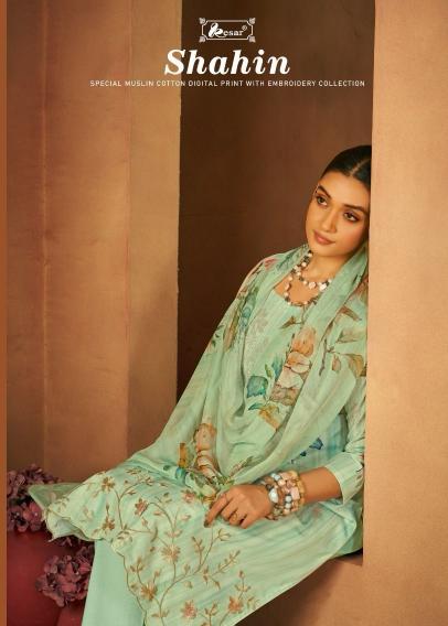 KESAR SHAHIN MUSLIN COTTON ELEGANT STYLE DRESS MATERIALS