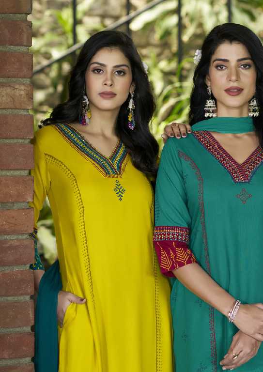 Woodee Tamanna Wholesale A-Line Readymade 3 Piece Collection