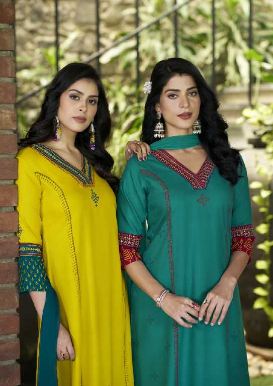 Woodee Tamanna Wholesale A-Line Readymade 3 Piece Collection