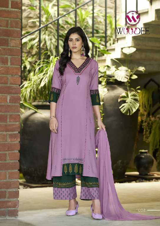 Woodee Tamanna Wholesale A-Line Readymade 3 Piece Collection