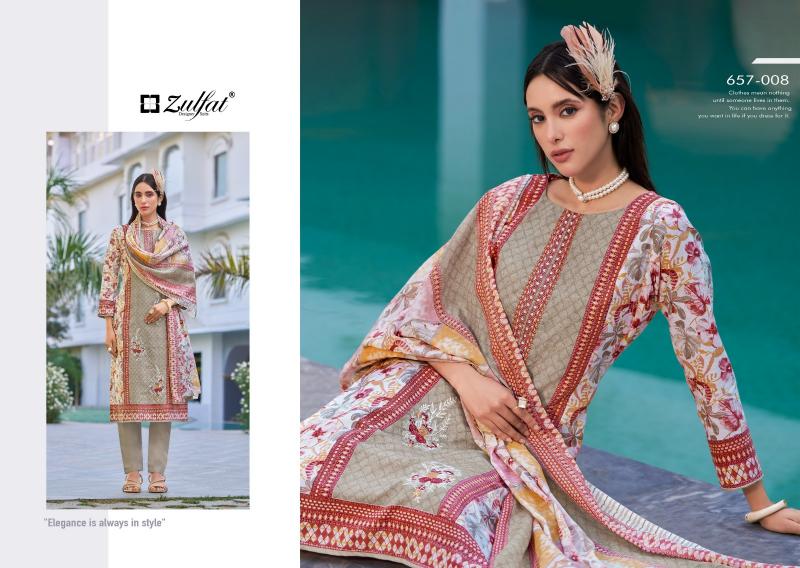 VENISHA BY ZULFAT DESIGNER COTTON SUIT FOR WOMENS