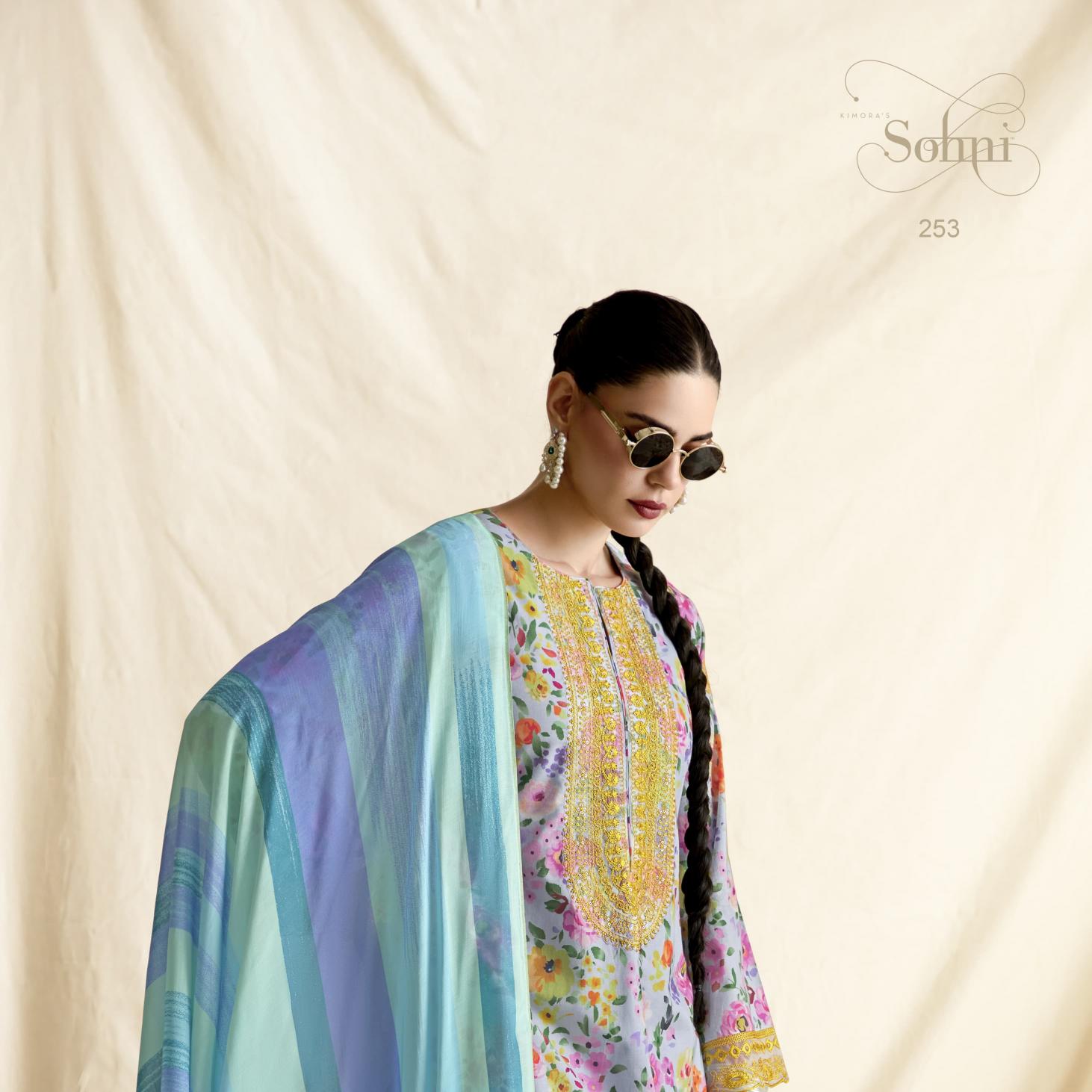 CANVAS VOL 18 BY SOHNI KIMORA LAWN GORGEOUS LOOK SALWAR KAMEEZ