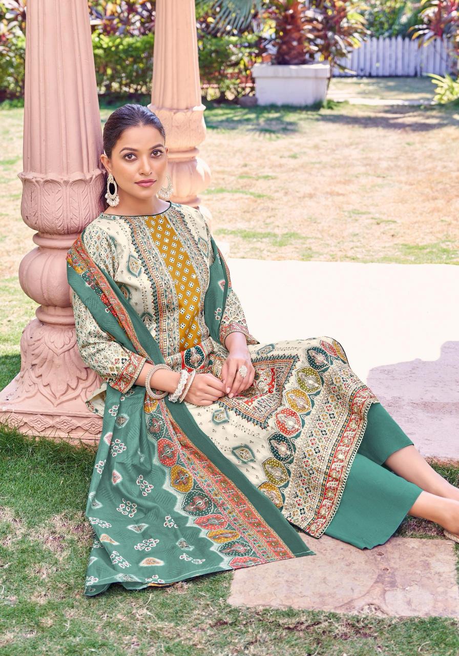 ALOK SURMAI VOL 2 ZAM PRINT CLASSIC PAKISTANI DRESS MATERIAL