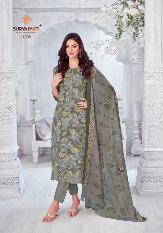 KIRAN VOL 1 BY SURYAJYOTI LAWN COTTON PRETTY LOOK SUITS ONLINE