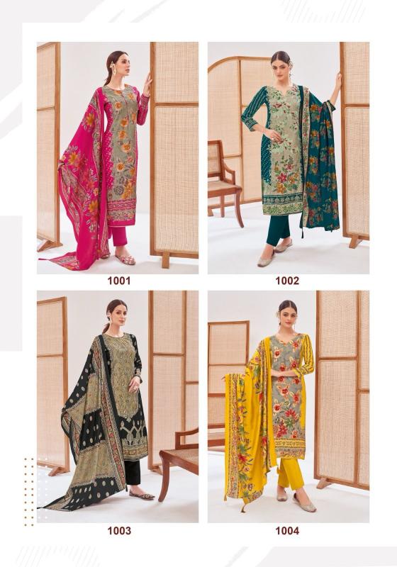 KUSUM VOL 1 BY SURYAJYOTI ROMAN CHECKS STYLISH SUIT FOR LADIES