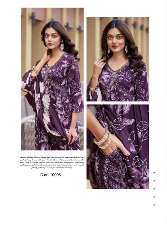 POOJA VOL 10 BY MYSTIC 9 RAYON READYMADE UNIQUE SALWAR KAMEEZ
