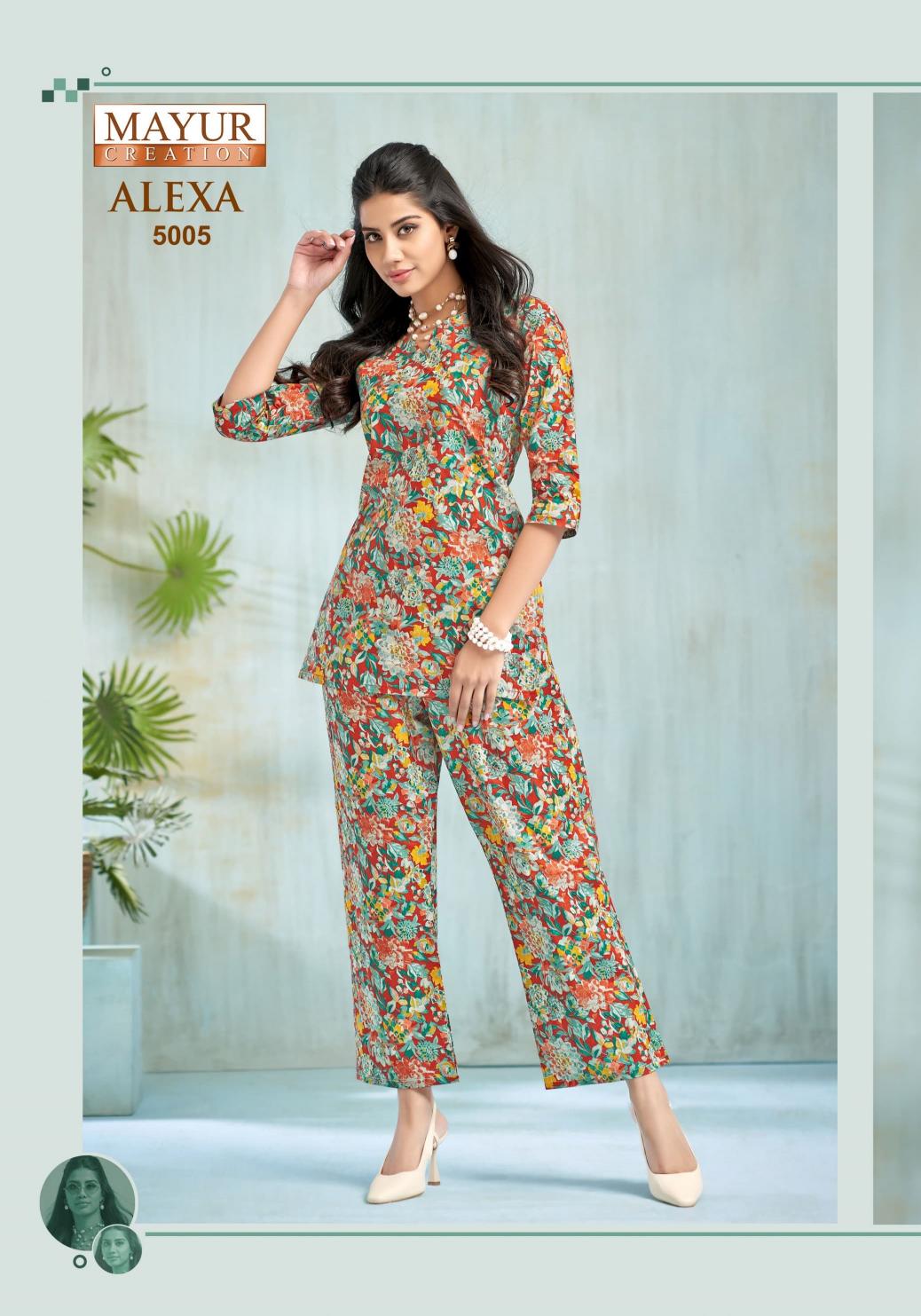 MAYUR CREATION ALEXA VOL 5 READYMADE FASHIONABLE COTTON CORD-SET ONLINE