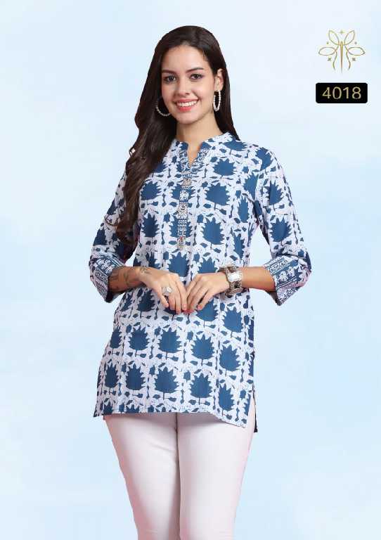 Rajnandini Akshara Wholesale Pure Cotton Short Tops