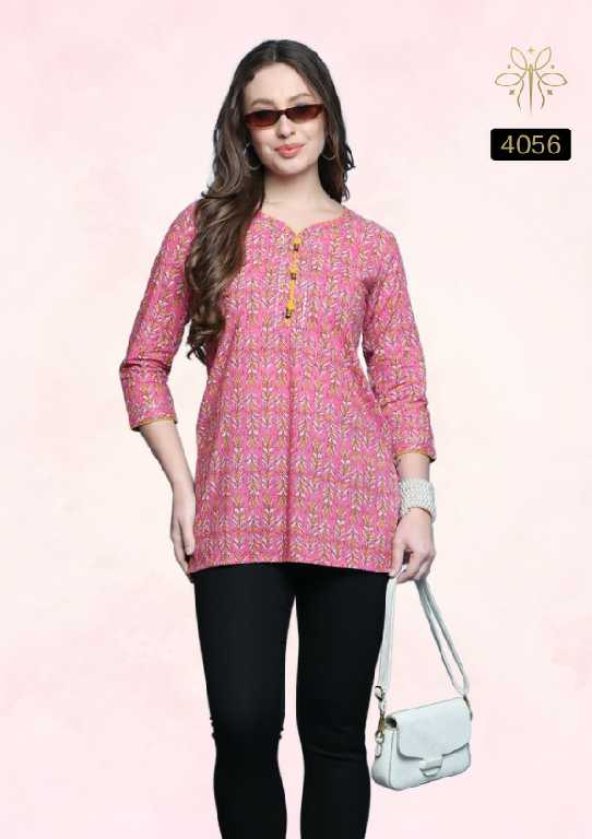 Rajnandini Akshara Wholesale Pure Cotton Short Tops