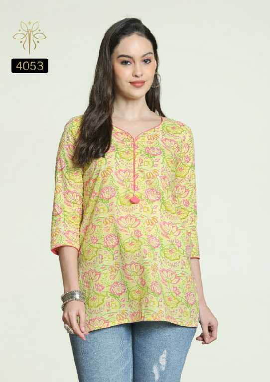 Rajnandini Akshara Wholesale Pure Cotton Short Tops