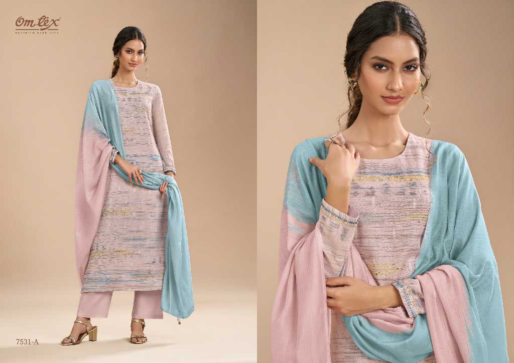 Omtex Suhana Wholesale Linen With Hand Work Salwar Suits