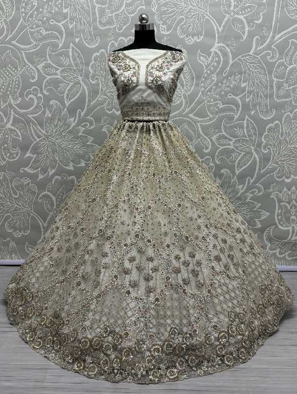 Anjani Art D.no 2844 Wholesale Heavy Net Fabrics Lehengas Choli