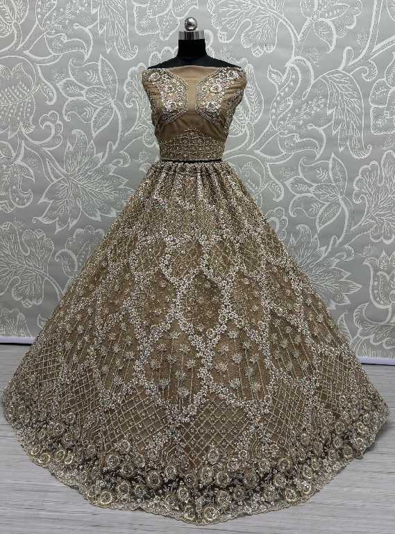 Anjani Art D.no 2844 Wholesale Heavy Net Fabrics Lehengas Choli