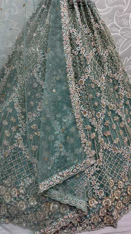 Anjani Art D.no 2844 Wholesale Heavy Net Fabrics Lehengas Choli