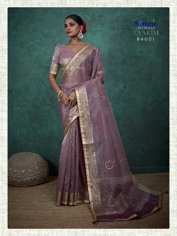 Sethnic Taarini Handwork Linen Wholesale Ethnic Sarees