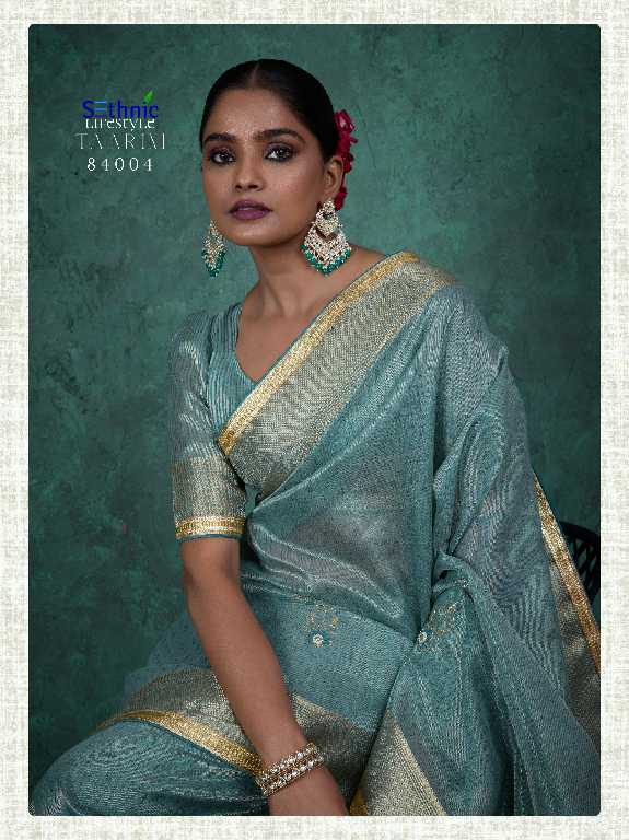 Sethnic Taarini Handwork Linen Wholesale Ethnic Sarees