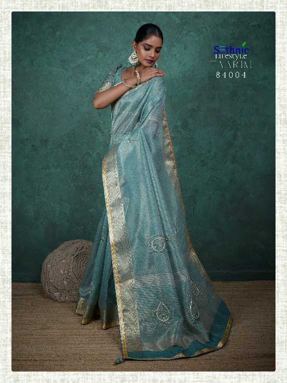 Sethnic Taarini Handwork Linen Wholesale Ethnic Sarees