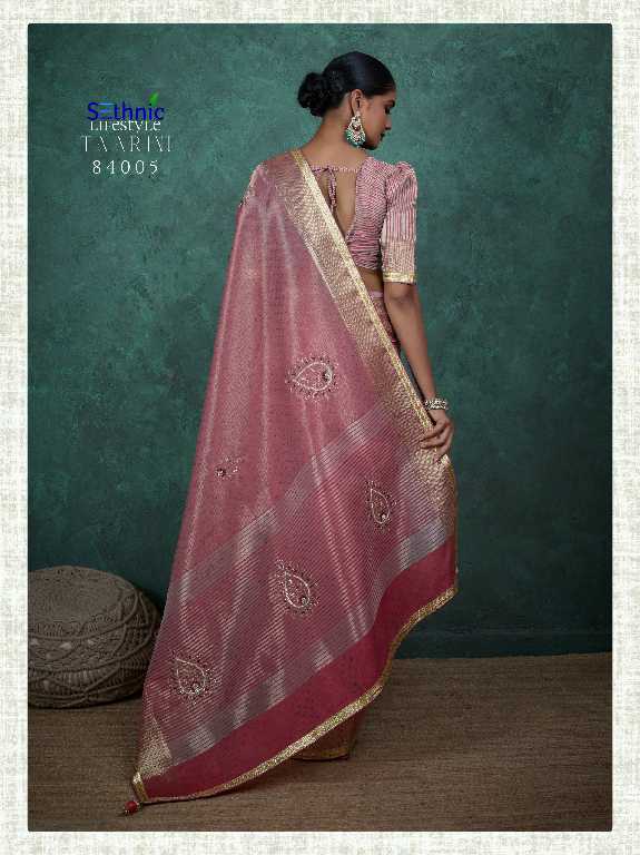 Sethnic Taarini Handwork Linen Wholesale Ethnic Sarees