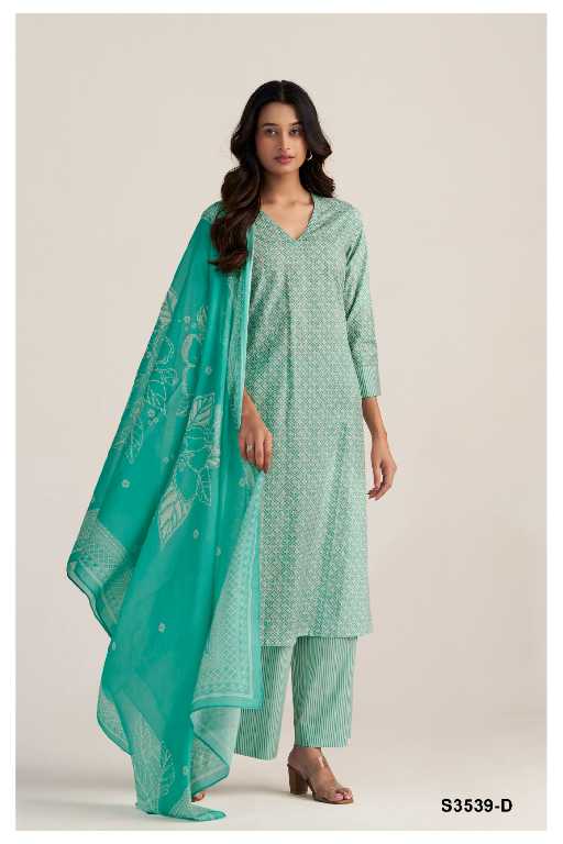 Ganga Lydia S3539 Wholesale Premium Cotton Printed Salwar Suits