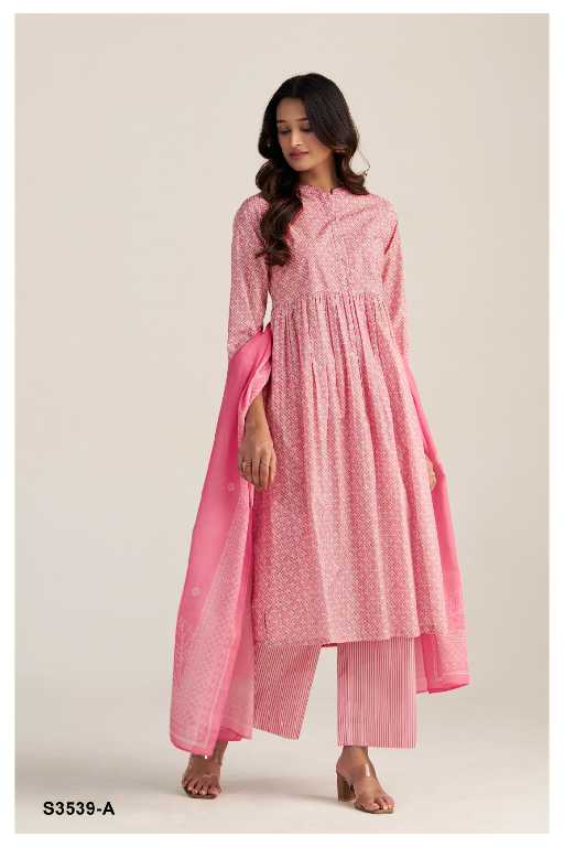 Ganga Lydia S3539 Wholesale Premium Cotton Printed Salwar Suits