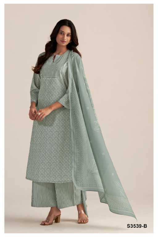Ganga Lydia S3539 Wholesale Premium Cotton Printed Salwar Suits