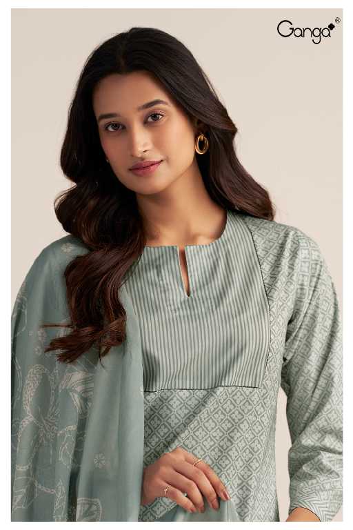 Ganga Lydia S3539 Wholesale Premium Cotton Printed Salwar Suits