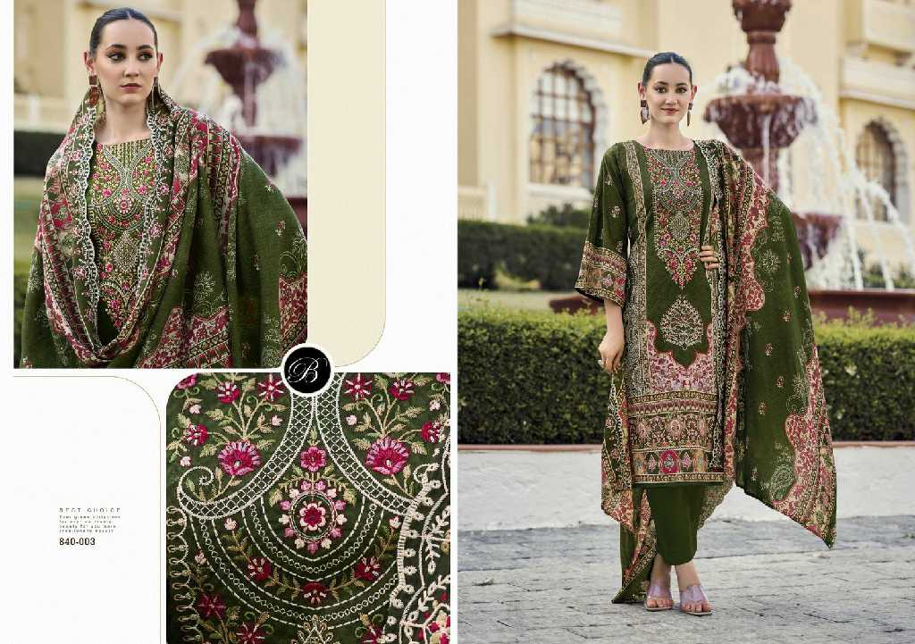 guzarish vol 22 by belliza designer cotton pakistani embroidery 3pcs dress