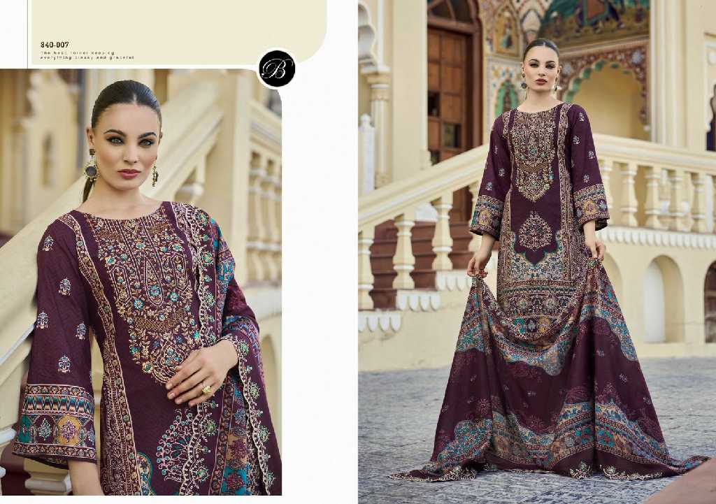 guzarish vol 22 by belliza designer cotton pakistani embroidery 3pcs dress