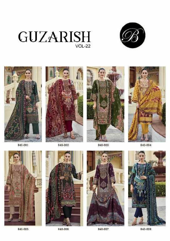 guzarish vol 22 by belliza designer cotton pakistani embroidery 3pcs dress