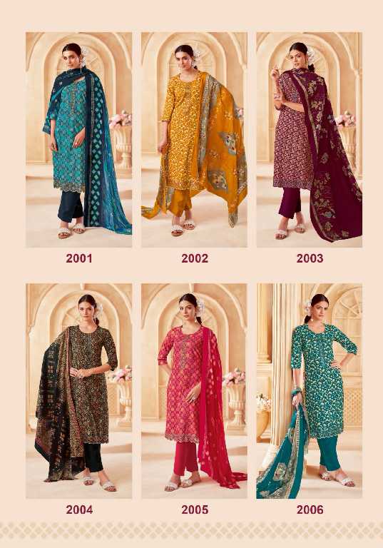 Suryajyoti Paarul Stitch Vol-2 Wholesale Cotton With Embroidery Readymade Suits
