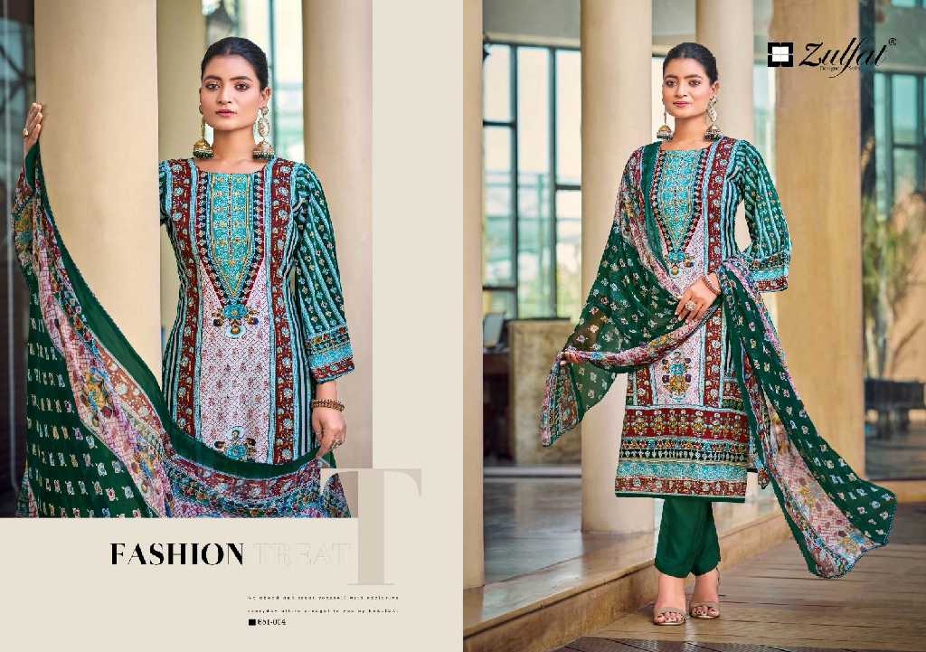 Zulfat Nafisa Wholesale Pure Heavy Reyon With Handwork Dress Material