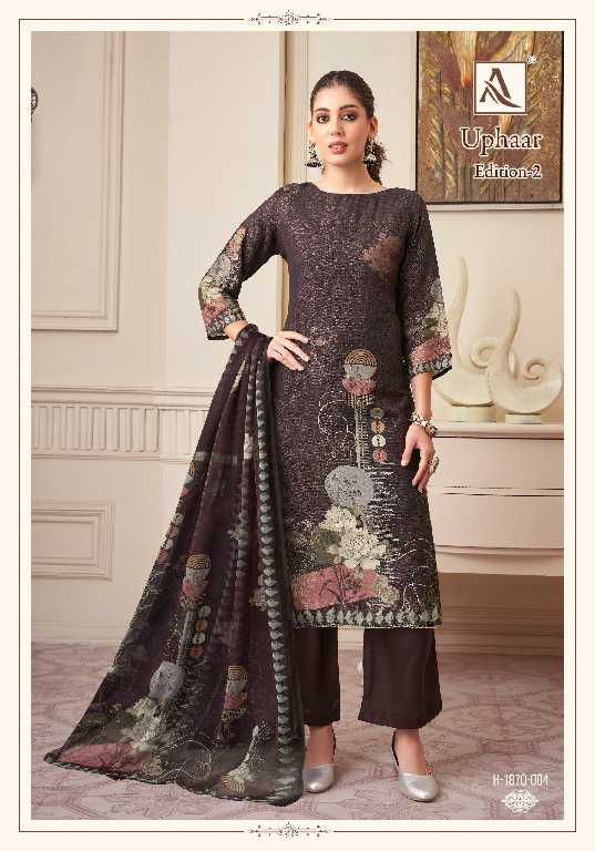 Alok Uphaar Vol-2 Wholesale Pure Viscose With Hand Work Dress Material