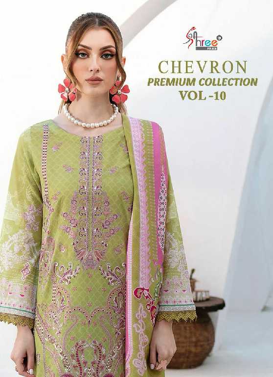 Shree Fabs Chevron Premium Collection Vol-10 Wholesale Indian Pakistani Suits