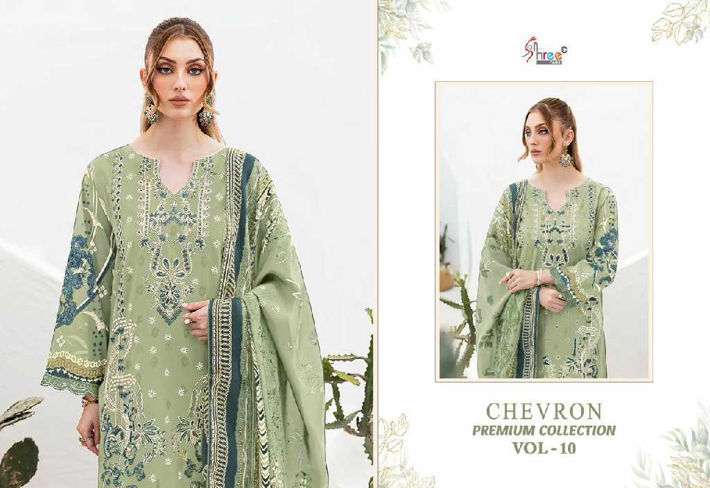 Shree Fabs Chevron Premium Collection Vol-10 Wholesale Indian Pakistani Suits