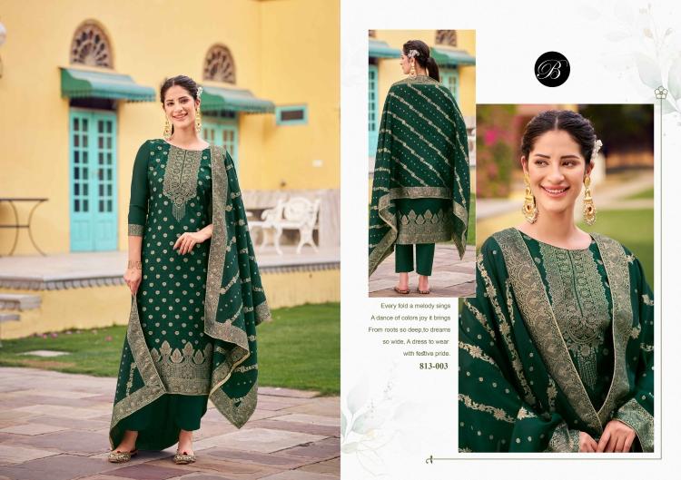 BELLIZA DESIGNER ZAVIRA VISCOSE DOLA SILK CASUAL PAKISTANI SUITS