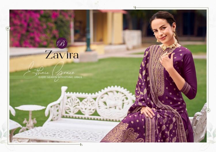 BELLIZA DESIGNER ZAVIRA VISCOSE DOLA SILK CASUAL PAKISTANI SUITS