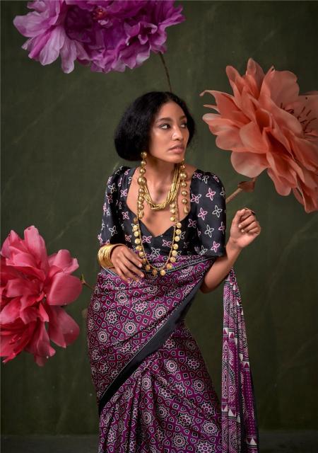 KASTOOR BY RAJTEX 413001-413009 SATIN CRAPE NEW DESIGN SAREE 2025